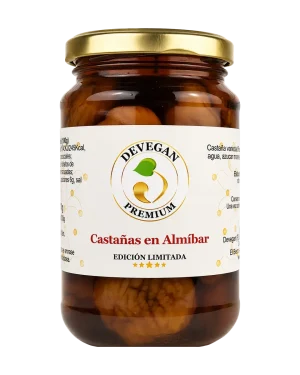 Castañas en almíbar